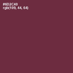 #6D2C40 - Tawny Port Color Image