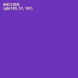 #6D33BB - Royal Purple Color Image