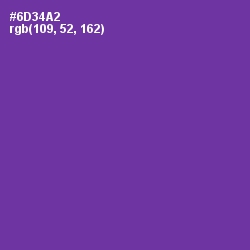 #6D34A2 - Royal Purple Color Image