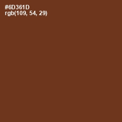 #6D361D - Metallic Copper Color Image