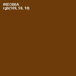 #6D3B0A - Nutmeg Wood Finish Color Image