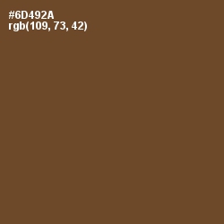 #6D492A - Pickled Bean Color Image