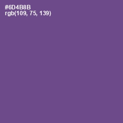 #6D4B8B - Affair Color Image