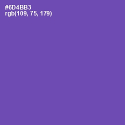 #6D4BB3 - Studio Color Image