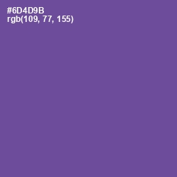 #6D4D9B - Butterfly Bush Color Image