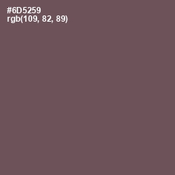 #6D5259 - Zambezi Color Image