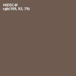#6D5C4F - Pine Cone Color Image