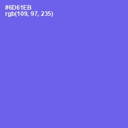 #6D61EB - Moody Blue Color Image
