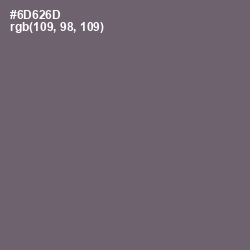 #6D626D - Dove Gray Color Image