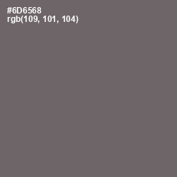 #6D6568 - Dove Gray Color Image