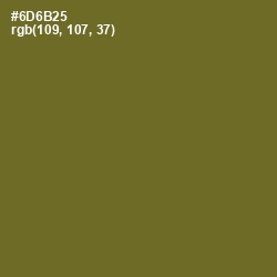 #6D6B25 - Fern Frond Color Image