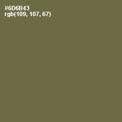 #6D6B43 - Finch Color Image