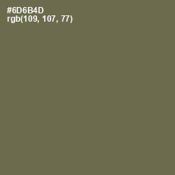 #6D6B4D - Finch Color Image
