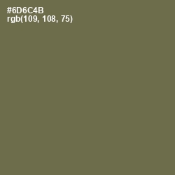 #6D6C4B - Finch Color Image