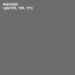#6D6D6F - Dove Gray Color Image