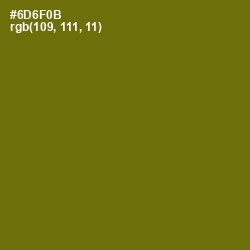 #6D6F0B - Olivetone Color Image