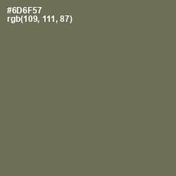 #6D6F57 - Kokoda Color Image