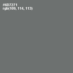 #6D7271 - Dove Gray Color Image