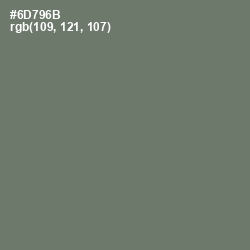 #6D796B - Limed Ash Color Image