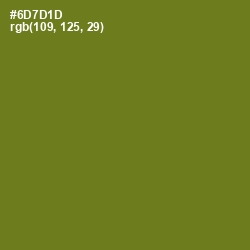#6D7D1D - Olivetone Color Image