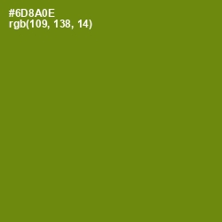 #6D8A0E - Trendy Green Color Image
