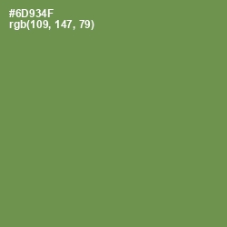 #6D934F - Glade Green Color Image