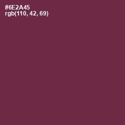 #6E2A45 - Tawny Port Color Image