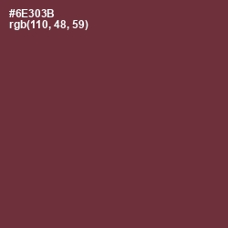 #6E303B - Buccaneer Color Image