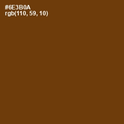 #6E3B0A - Nutmeg Wood Finish Color Image