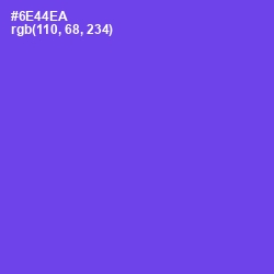 #6E44EA - Fuchsia Blue Color Image