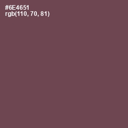 #6E4651 - Eggplant Color Image