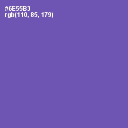 #6E55B3 - Blue Violet Color Image