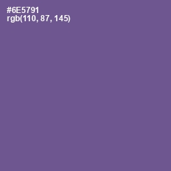 #6E5791 - Affair Color Image