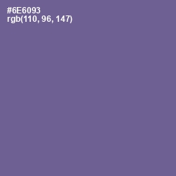 #6E6093 - Rum Color Image