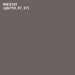 #6E6161 - Ironside Gray Color Image