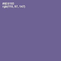 #6E6193 - Rum Color Image