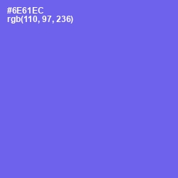 #6E61EC - Moody Blue Color Image