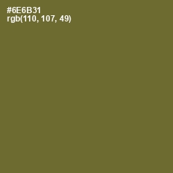 #6E6B31 - Yellow Metal Color Image