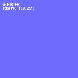 #6E6CFB - Moody Blue Color Image