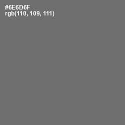 #6E6D6F - Dove Gray Color Image