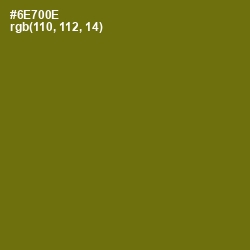#6E700E - Olivetone Color Image