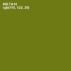 #6E7A14 - Olivetone Color Image