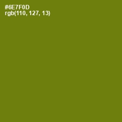 #6E7F0D - Olivetone Color Image