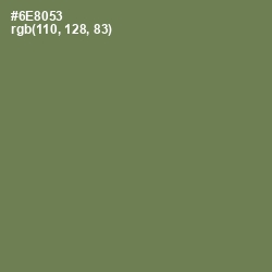 #6E8053 - Glade Green Color Image