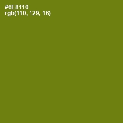 #6E8110 - Trendy Green Color Image