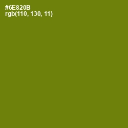 #6E820B - Trendy Green Color Image