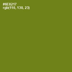 #6E8217 - Trendy Green Color Image