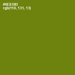 #6E830D - Trendy Green Color Image