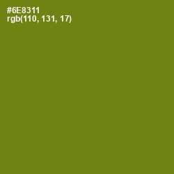 #6E8311 - Trendy Green Color Image