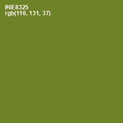 #6E8325 - Olive Drab Color Image